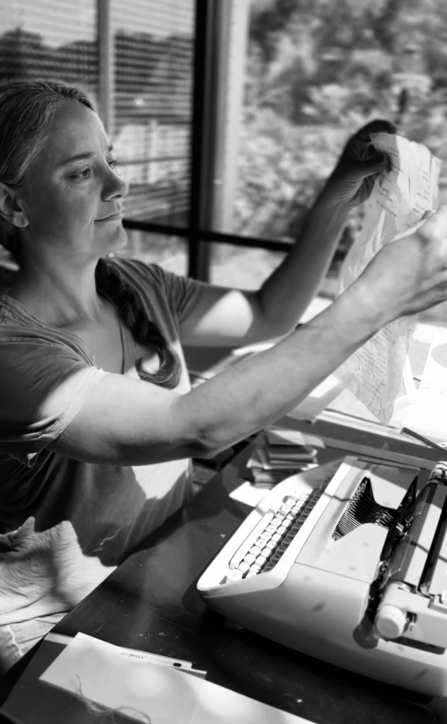 Sasha Martin in the Studio